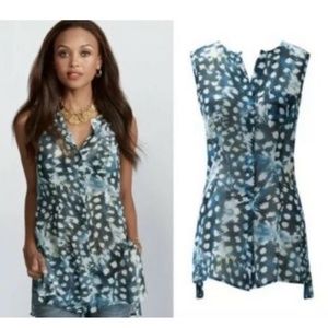 CABI Avery Tunic sleeveless blouse #416 in XS EUC